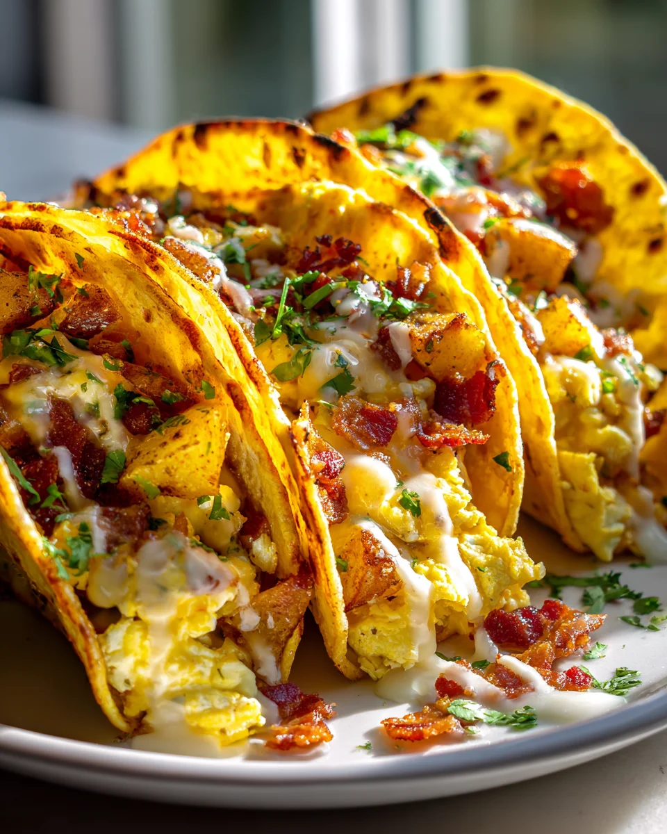Baked Breakfast Tacos: Quick & Tasty Morning Meal