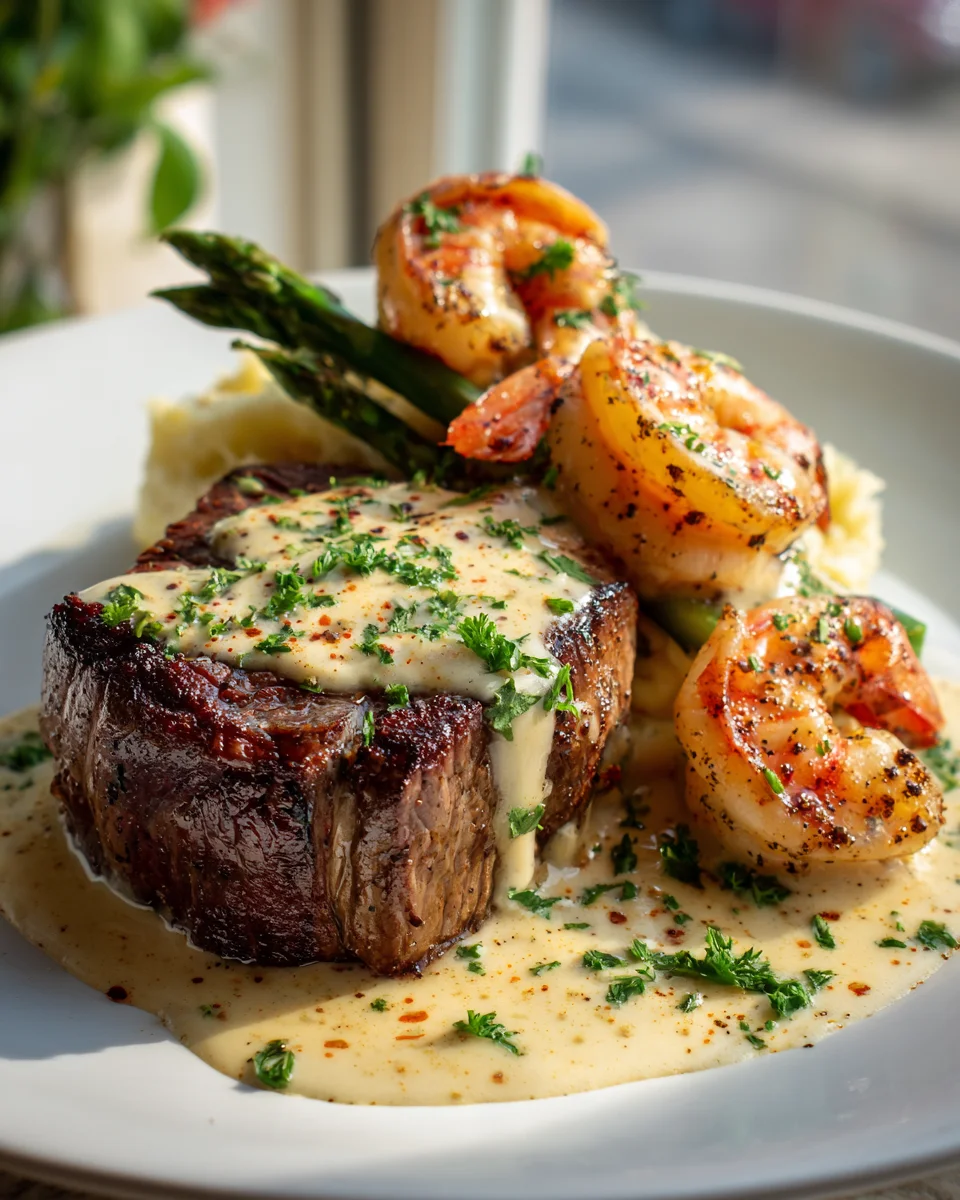 Decadent Surf & Turf Creamy Garlic Sauce Recipe