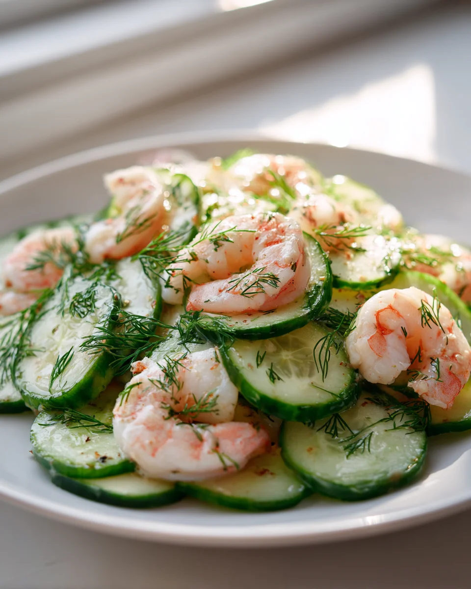 Refreshing Shrimp and Cucumber Dill Salad Recipe to Try Now
