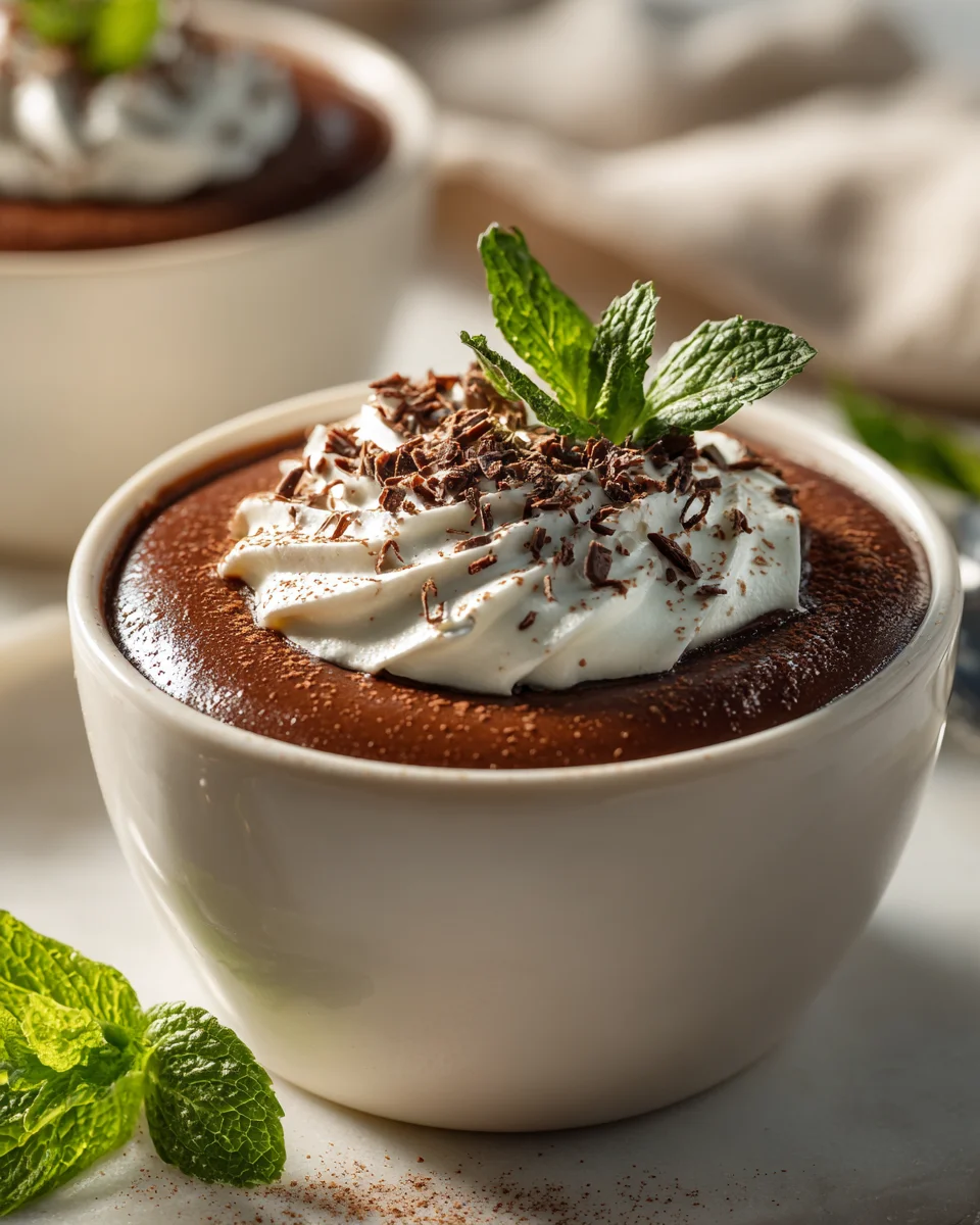 Indulge in Light & Creamy Chocolate Mousse Dessert