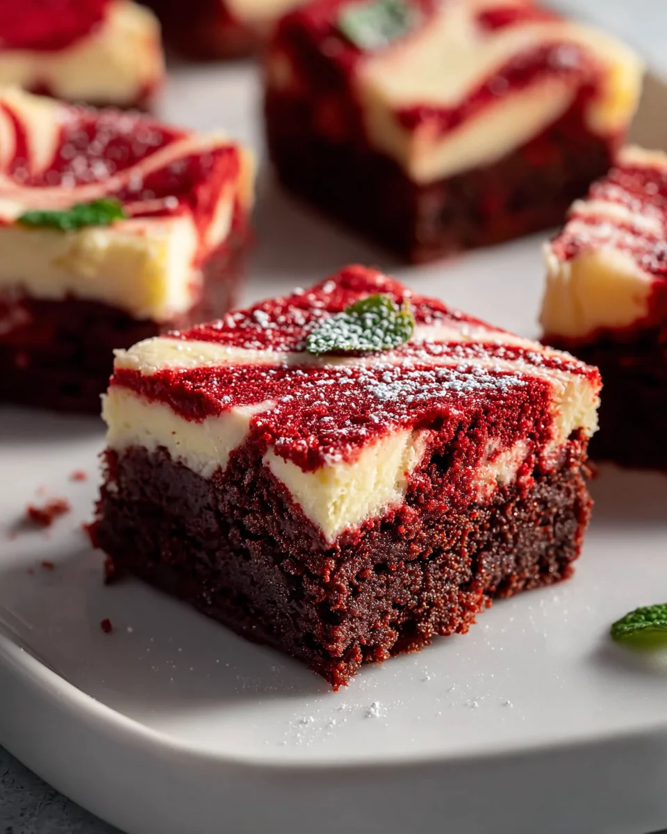 Irresistible Red Velvet Cheesecake Brownies Recipe