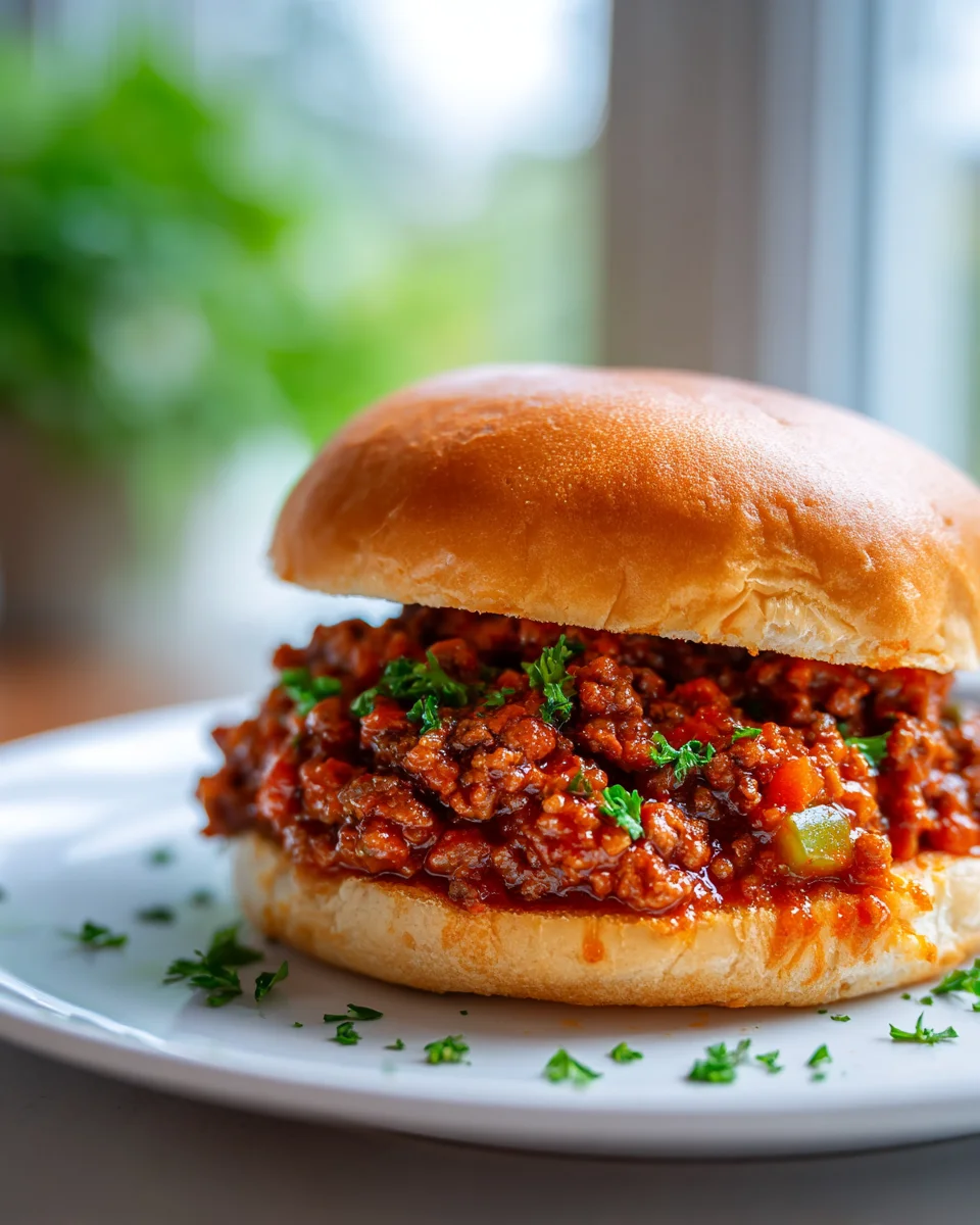Classic Homemade Sloppy Joes: Quick & Delicious Recipe