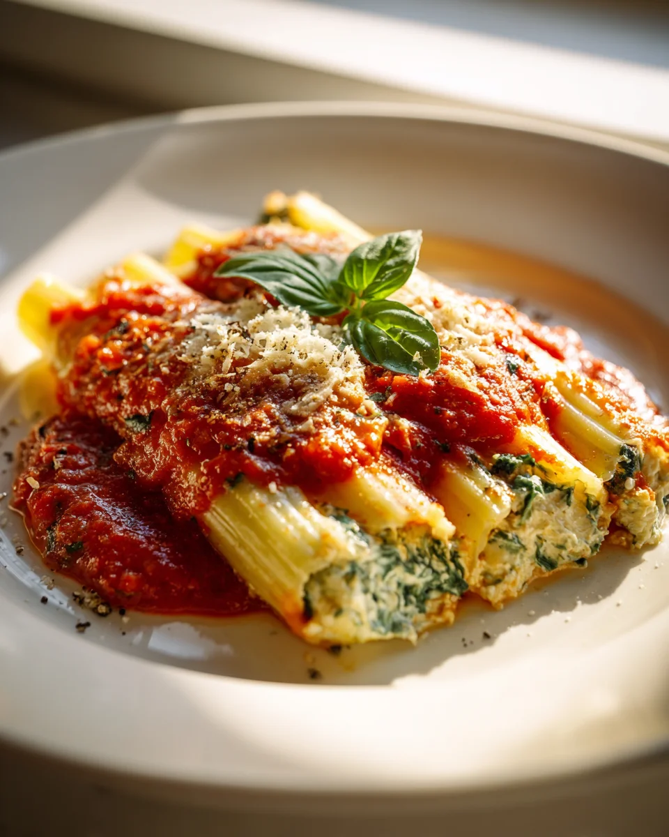 Delicious Spinach and Ricotta Manicotti Recipe to Try Today!