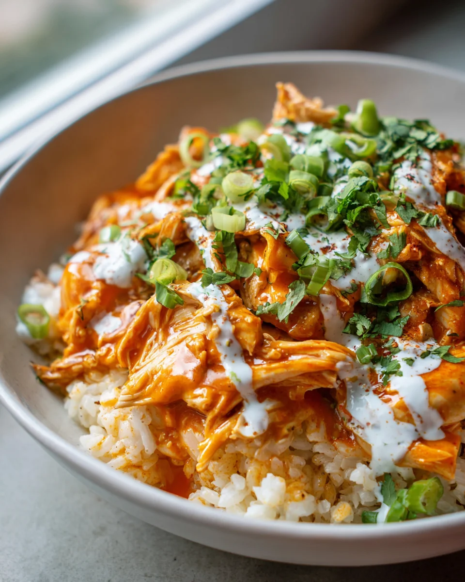 Buffalo Chicken and Sweet Potato Rice Bowl Recipe Delight