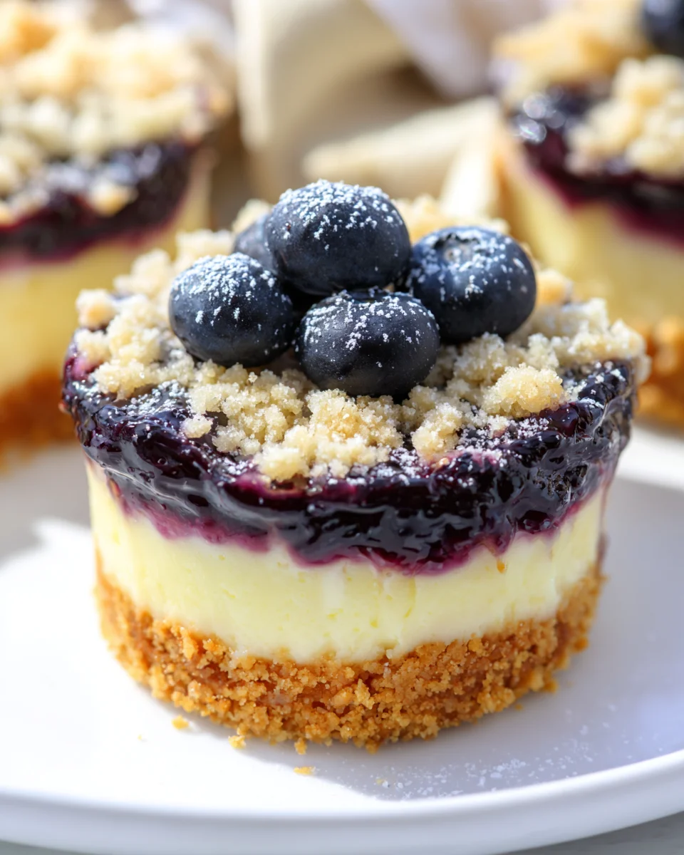 Delicious Mini Blueberry Cheesecakes Recipe for Sweet Treats