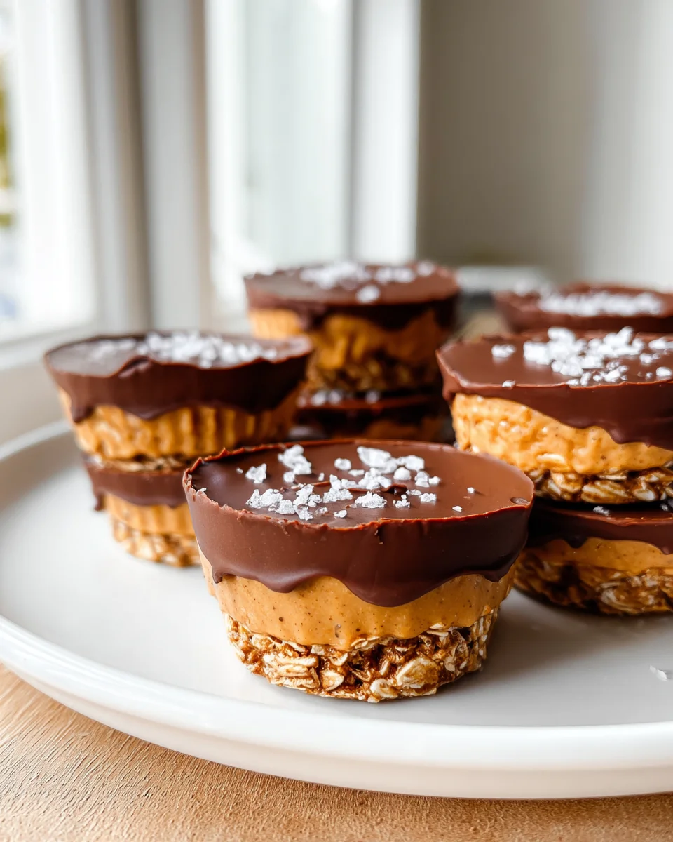 Decadent Peanut Butter Oat Cups