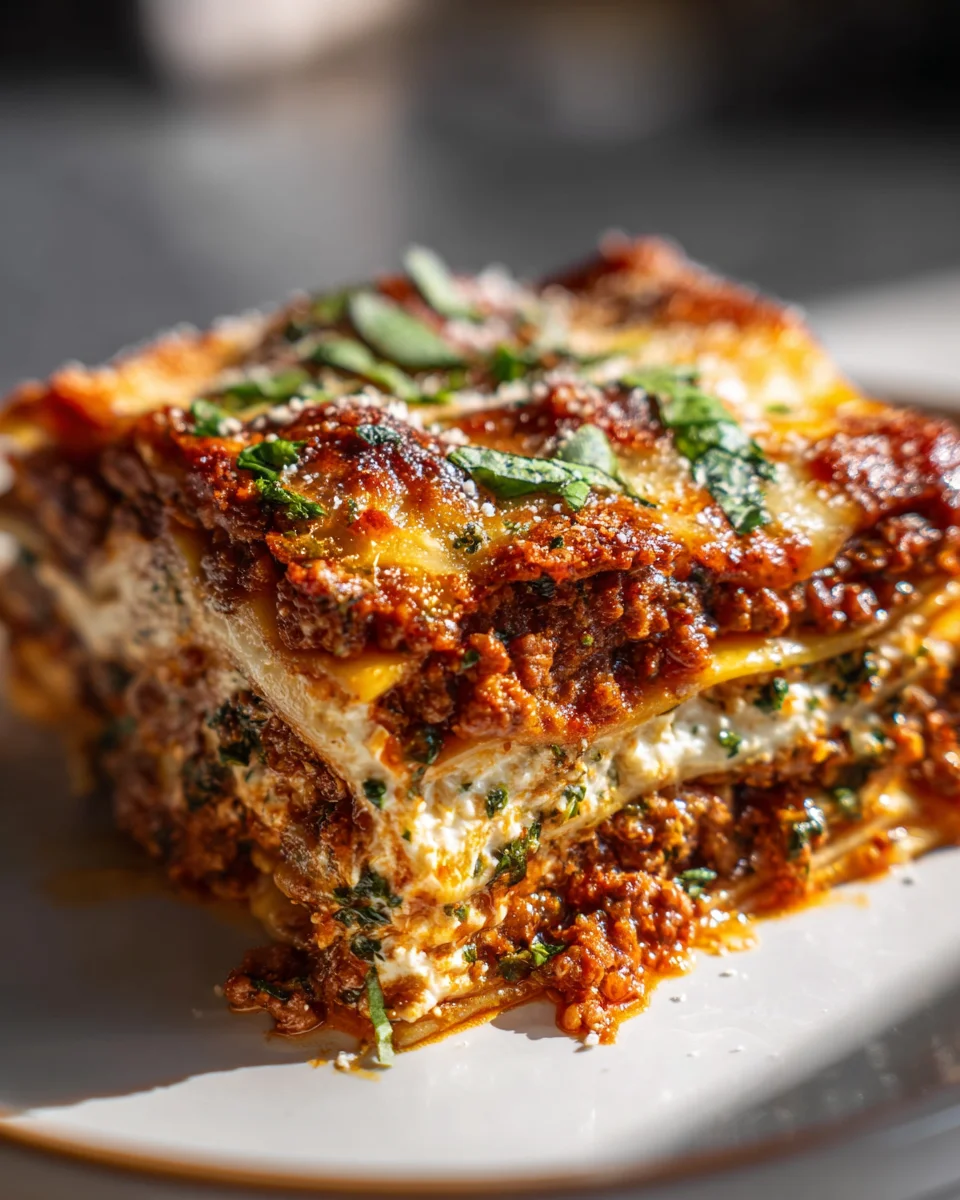 Heavenly Layers of Classic Lasagna