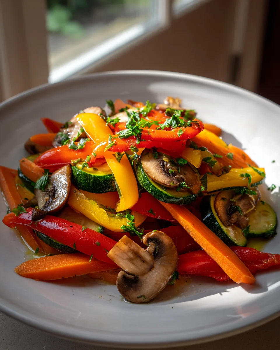 Vibrant Sautéed Veggie Medley Delight