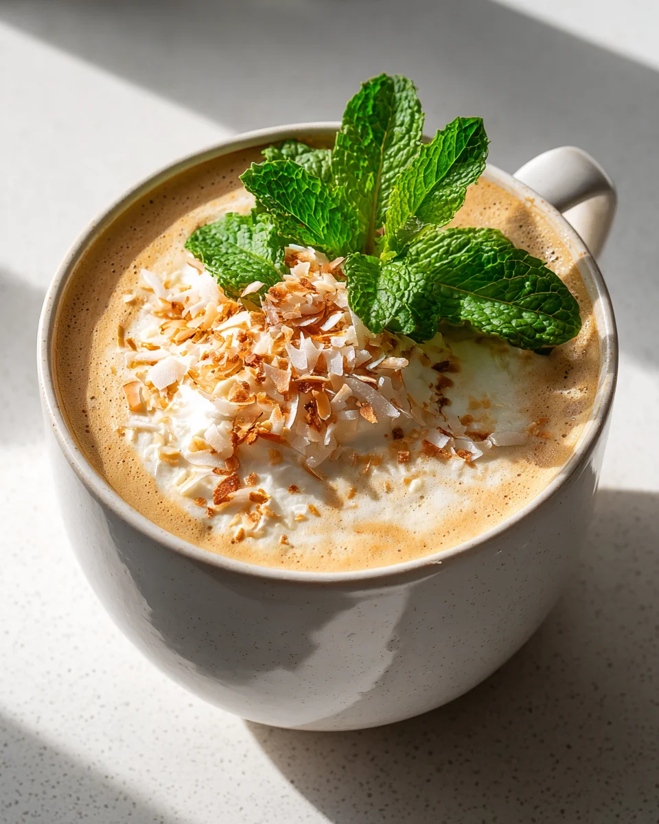 Delicious Coconut Cream Spring Latte Recipe for Refreshing Sips