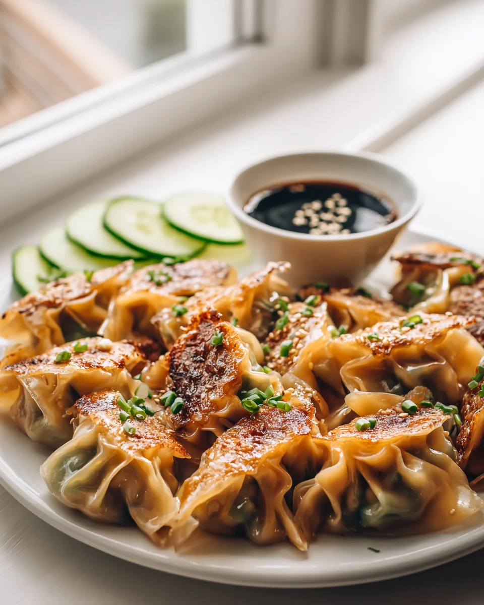 Korean Beef Bulgogi Dumplings with Flavorful Dipping Sauce