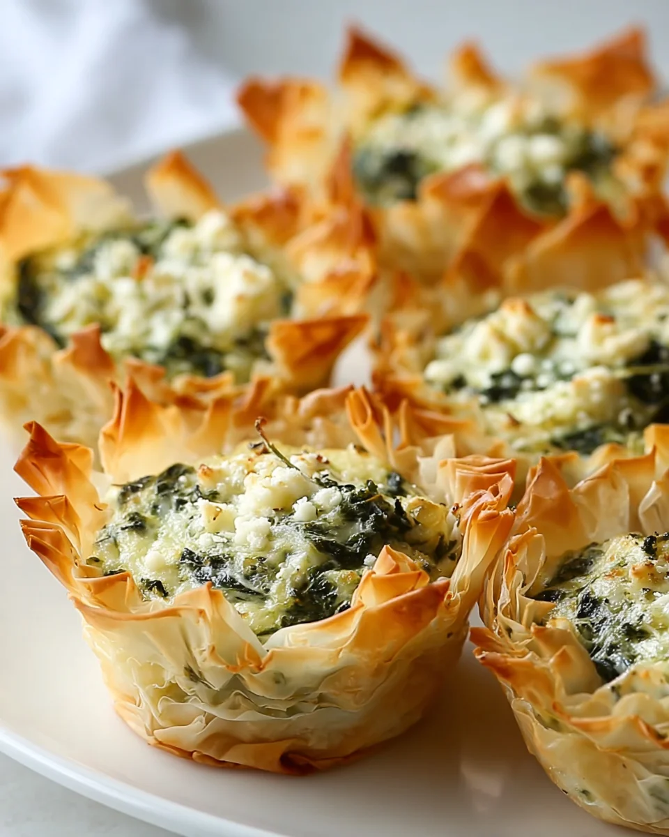 Spinach and Artichoke Dip Cups