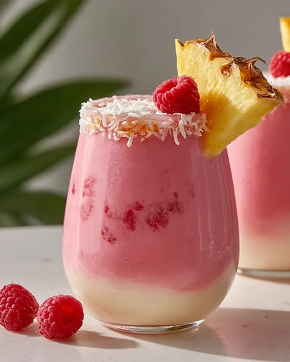 Delicious Raspberry Colada Twist - Refreshing Non-Alcoholic Drink