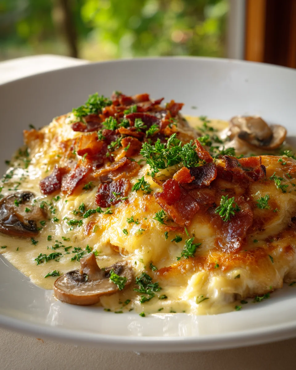 Beef Escalope Gratinée with Comté and Bacon Delight Recipe
