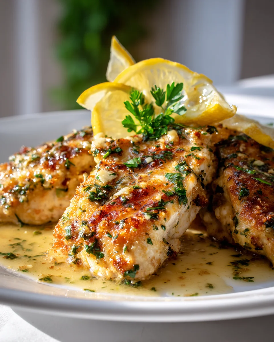 Zesty Garlic Butter Lemon Chicken Delight