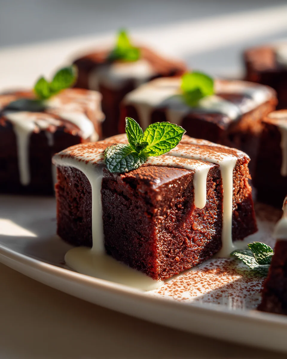Decadent Baileys Extract Irish Cream Brownies Recipe