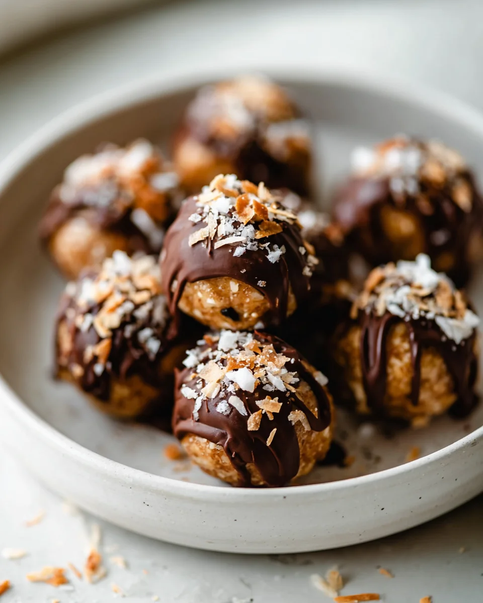 Samoa Cookie Protein Balls