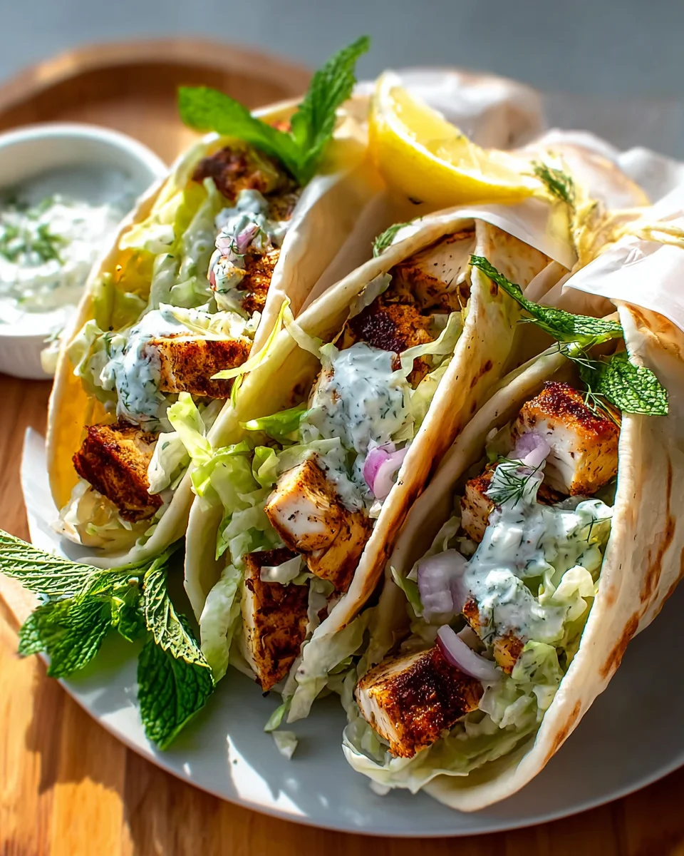 Delicious Minute Mediterranean Chicken Wraps Recipe to Try!