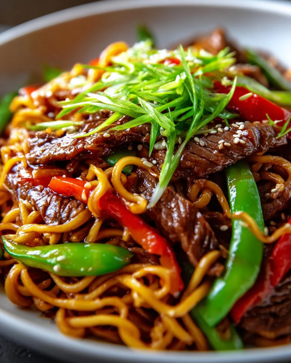 Delicious Sticky Beef Noodles Recipe for Easy Weeknight Meals