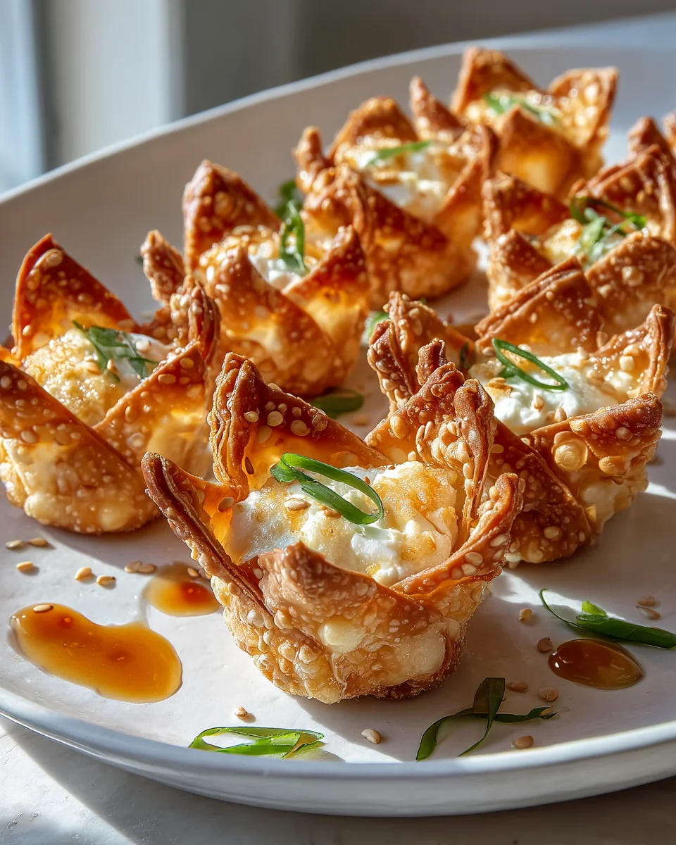 Crispy Crab Rangoon Bites Delight